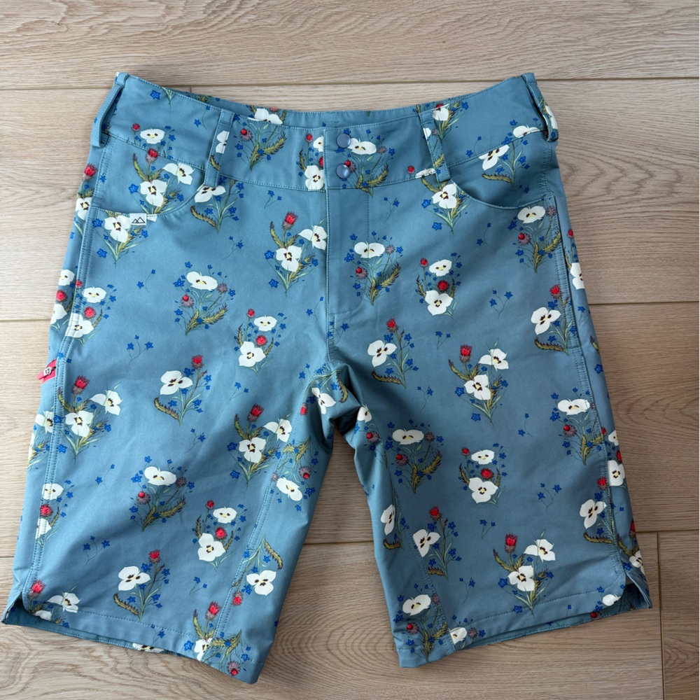 Blue and White Athletic Shorts for Active Comfort